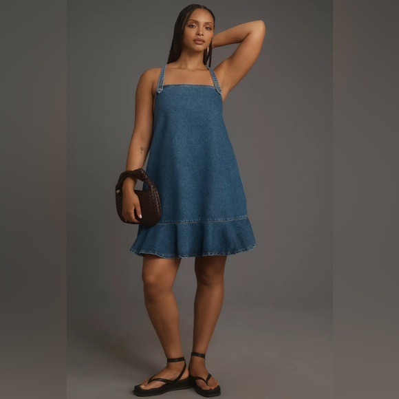 Pilcro Blue Denim  Dress - Picture 2 of 7